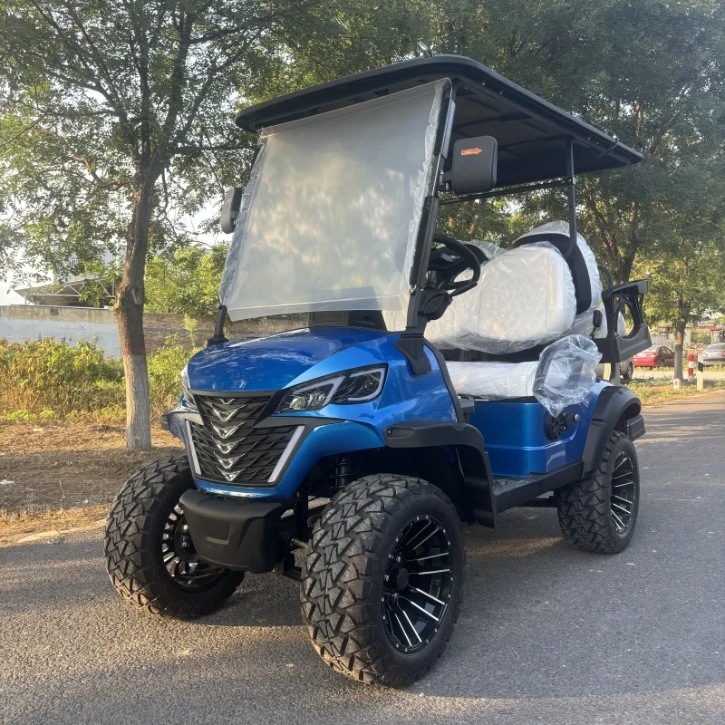 عربة جولف 4000 واط أفضل الأسعار عربات جولف كهربائية صينية 4WD 2 4 6 عربة جولف للركاب #3