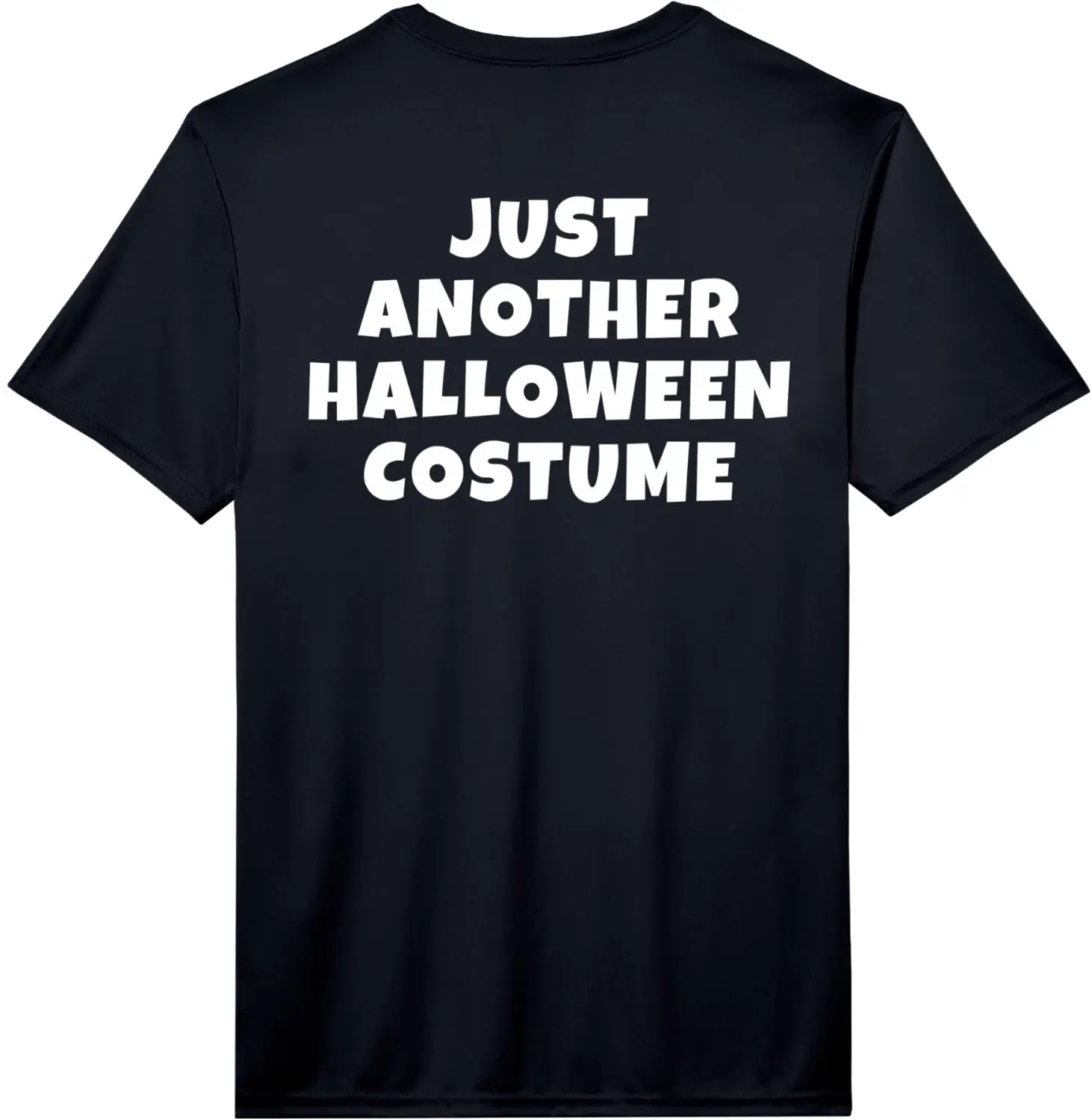 Just Another Halloween Costume Performance T-Shirt Men's Spooky Halloween Graphic Print T‑Shirt, Crew Neck Short Sleeve Casual Cotton Tee For Holiday Party Daily Street Wear.