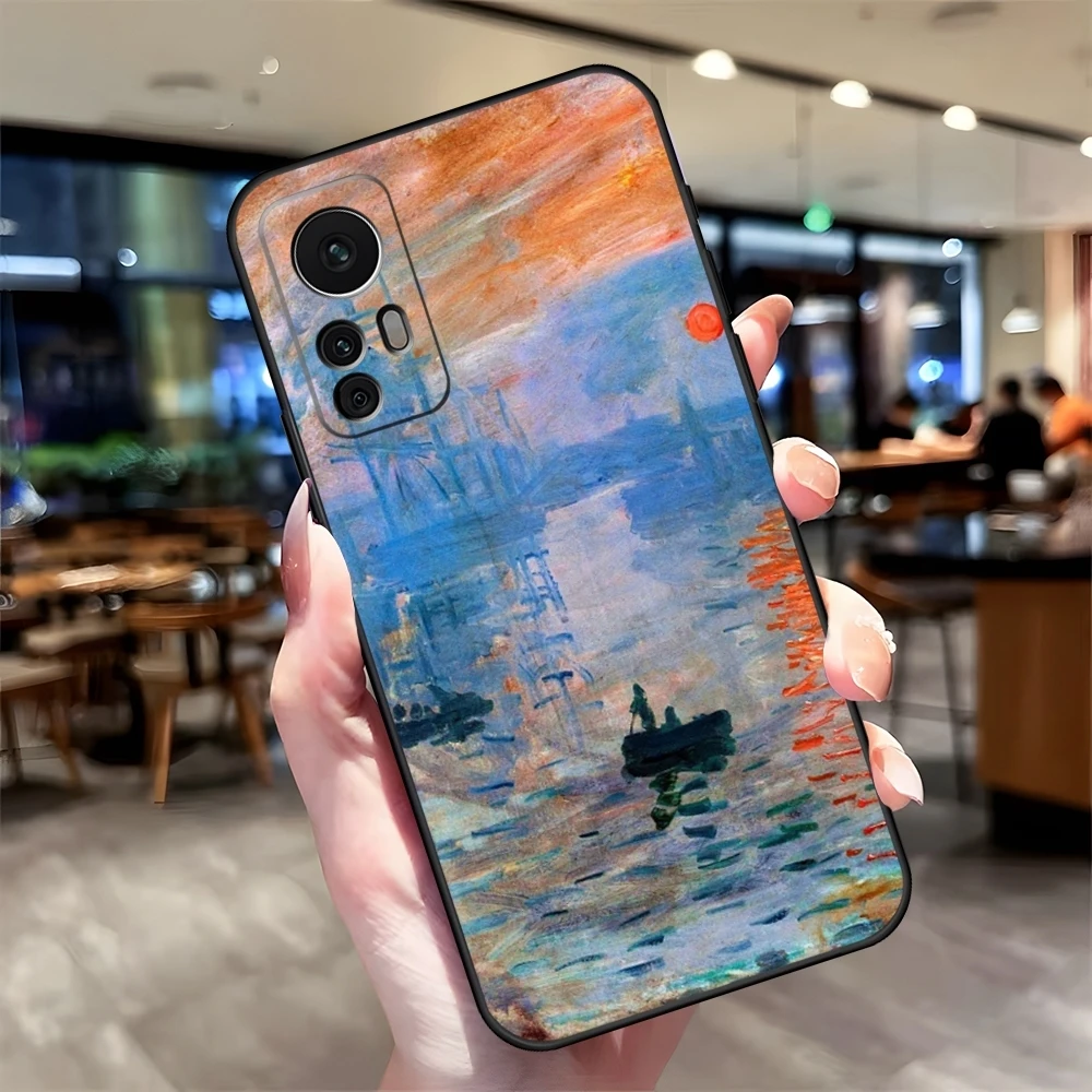 Claude Monet Impressionist Arts Phone Case Fundas for Xiaomi Redmi Note 14 13 10 12 Pro POCO F4 F5 X5 Pro 12 13 11T Lite Ultra C