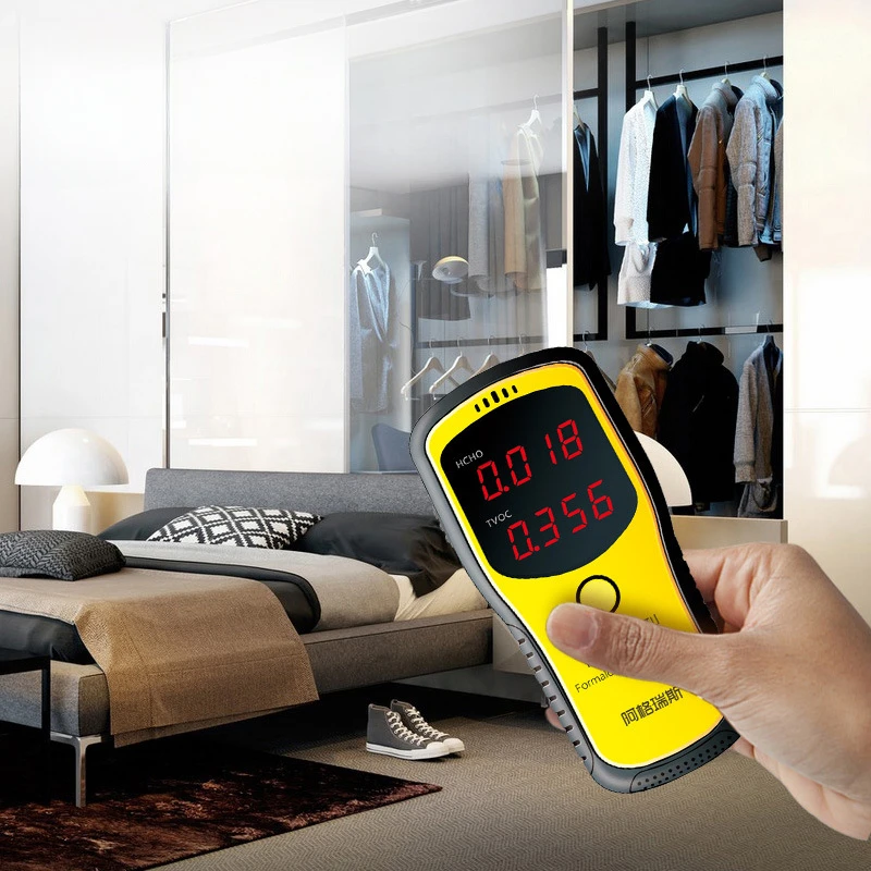 Imagem -05 - Digital Monitor de Qualidade do ar Portátil Formaldeído Sensor Gás Analyzer Laser Tester Medidor Lcd Tvoc Detector Wp6900 Profissional