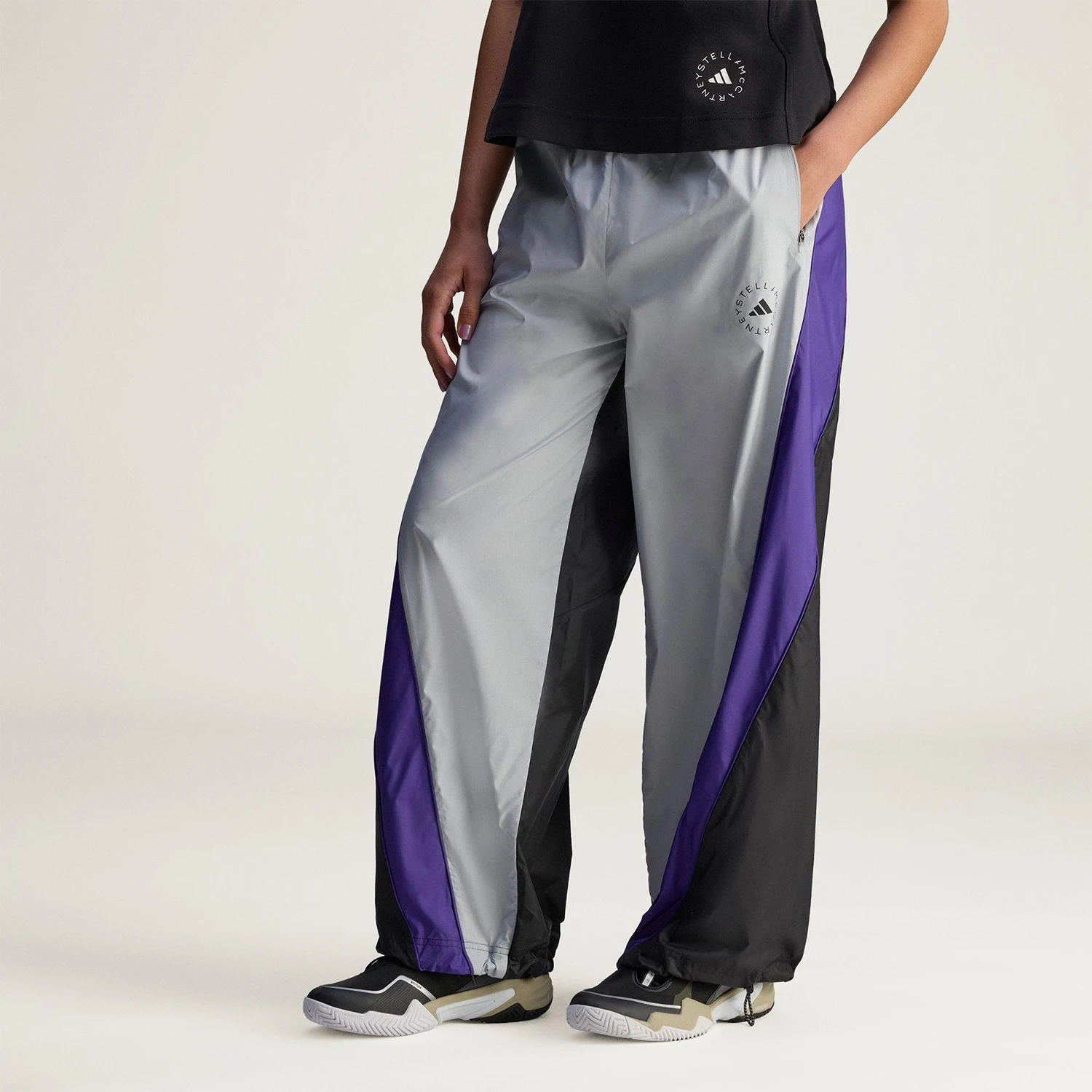 Adidas Authentic TRACK PANTS Women's Woven Loose Patchwork Long Pants JZ7827