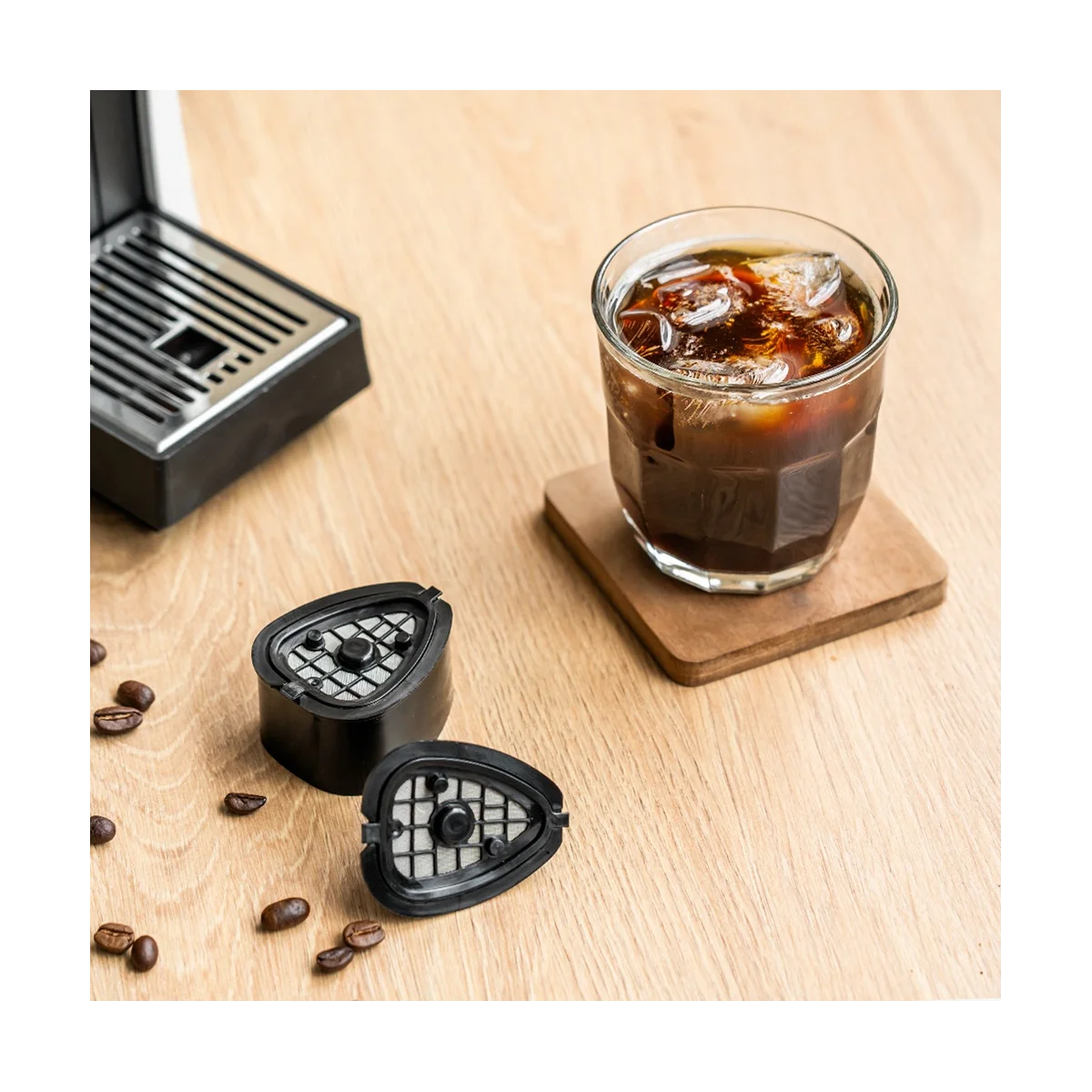 

coffee filter Reusable Tea Coffee Capsule for Nestel ST9662.62 Coffee Maker Machine Refillable Filter Pods with Powder Holder