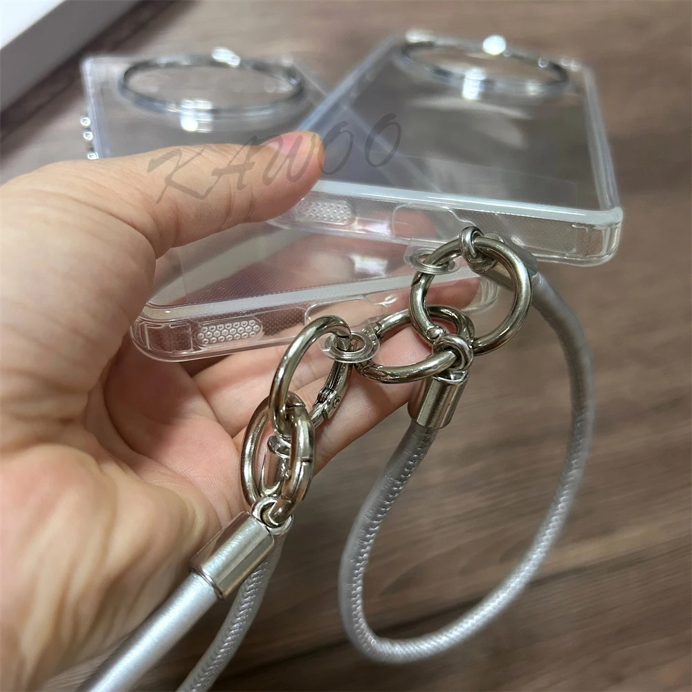 X9C حافظة ذكية كروم زر حلقة الكاميرا غطاء ناعم لهاتف Honor X9B X9A كابا هاتف مقاوم للصدمات مع حزام يد من جلد البولي يوريثان #4