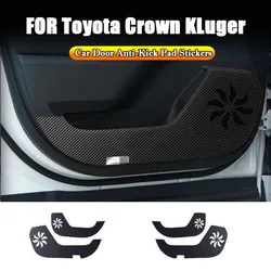 For Toyota Crown KLuger 2021-2023 2024 Car Door Anti Kick Pad Protection Auto Anti-Dirty Anti-Collision Stickers Accessories