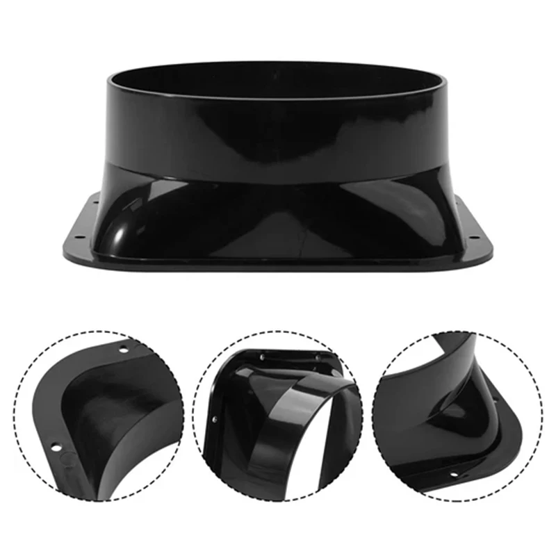 

1 шт., разные размеры, настенный фланец из АБС-пластика, вентиляционный канал, фланцевый соединитель, аксессуары для вытяжки, кухонный линейный экстракт, вентиляторы