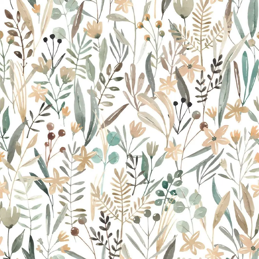 Vintage Wallpaper Floral Peel and Stick Wallpaper Leaf Removable Contact Paper Colorful Self Adhesive Wallpaper for Bedroom