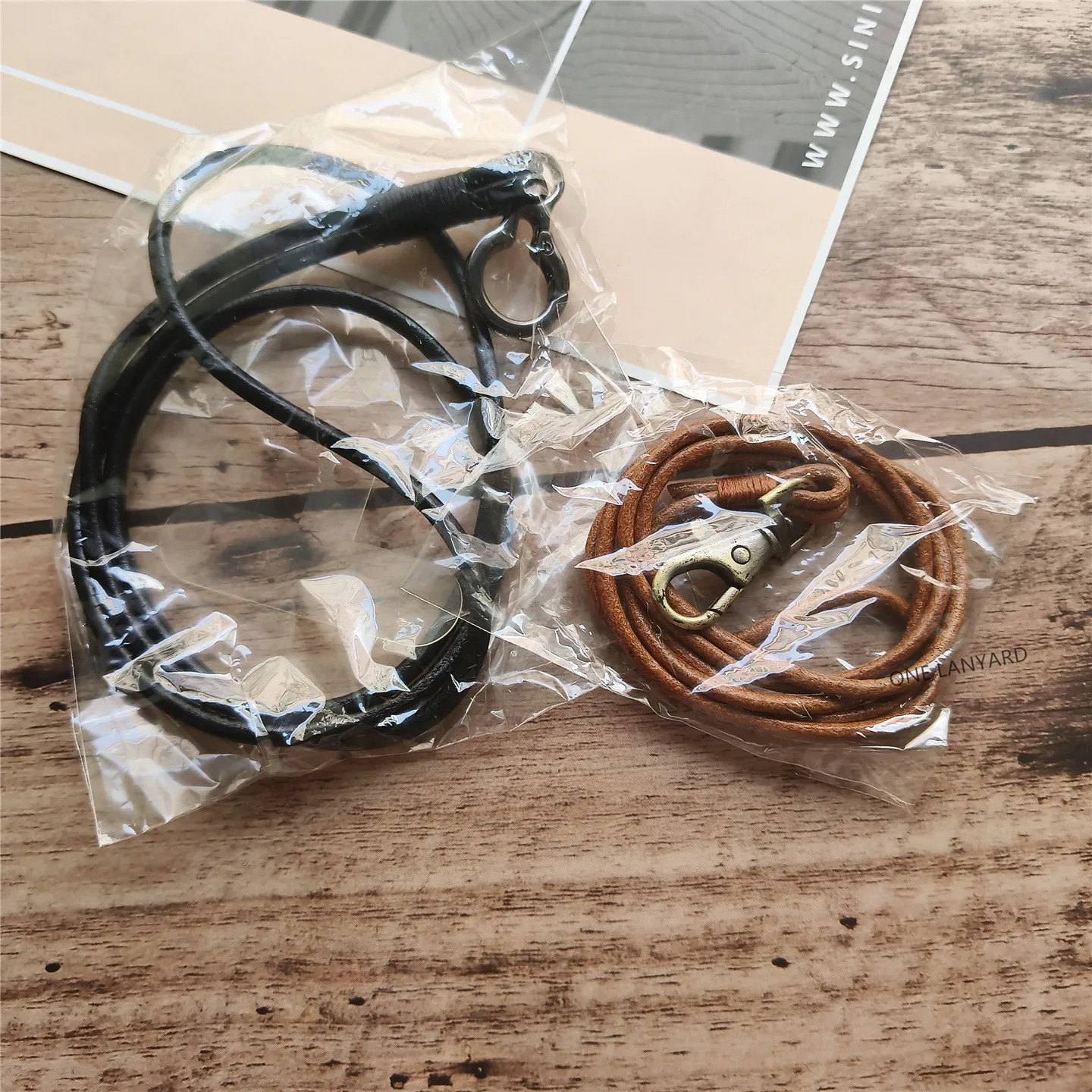 Brown Leather Phone Lanyard, Stylish Gift