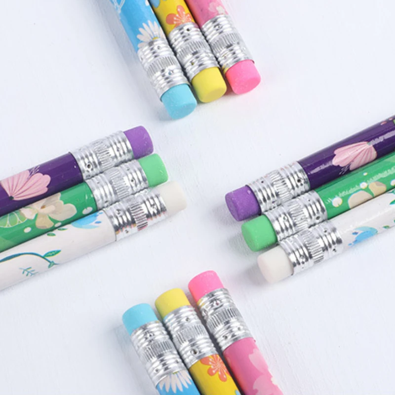 72 個ノベルティ花鉛筆かわいい文具卸売かわいい木製鉛筆学生ライティングスクール鉛筆描画ライティング女の子