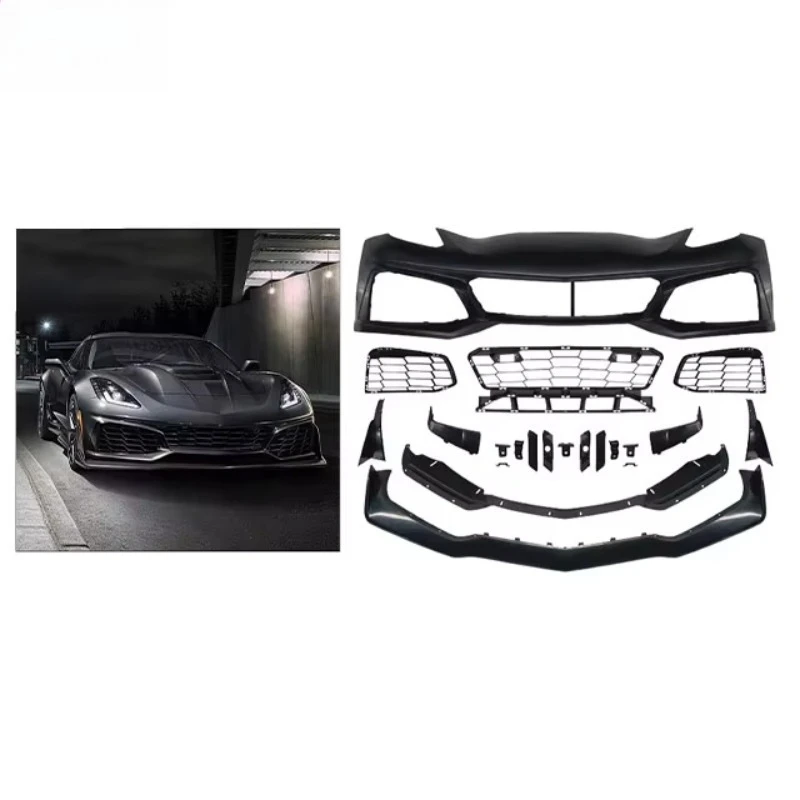 Manufacturing Old to New for Corvette C7 ZR1 Kit Accessories Car Body Kit with Front Bumper