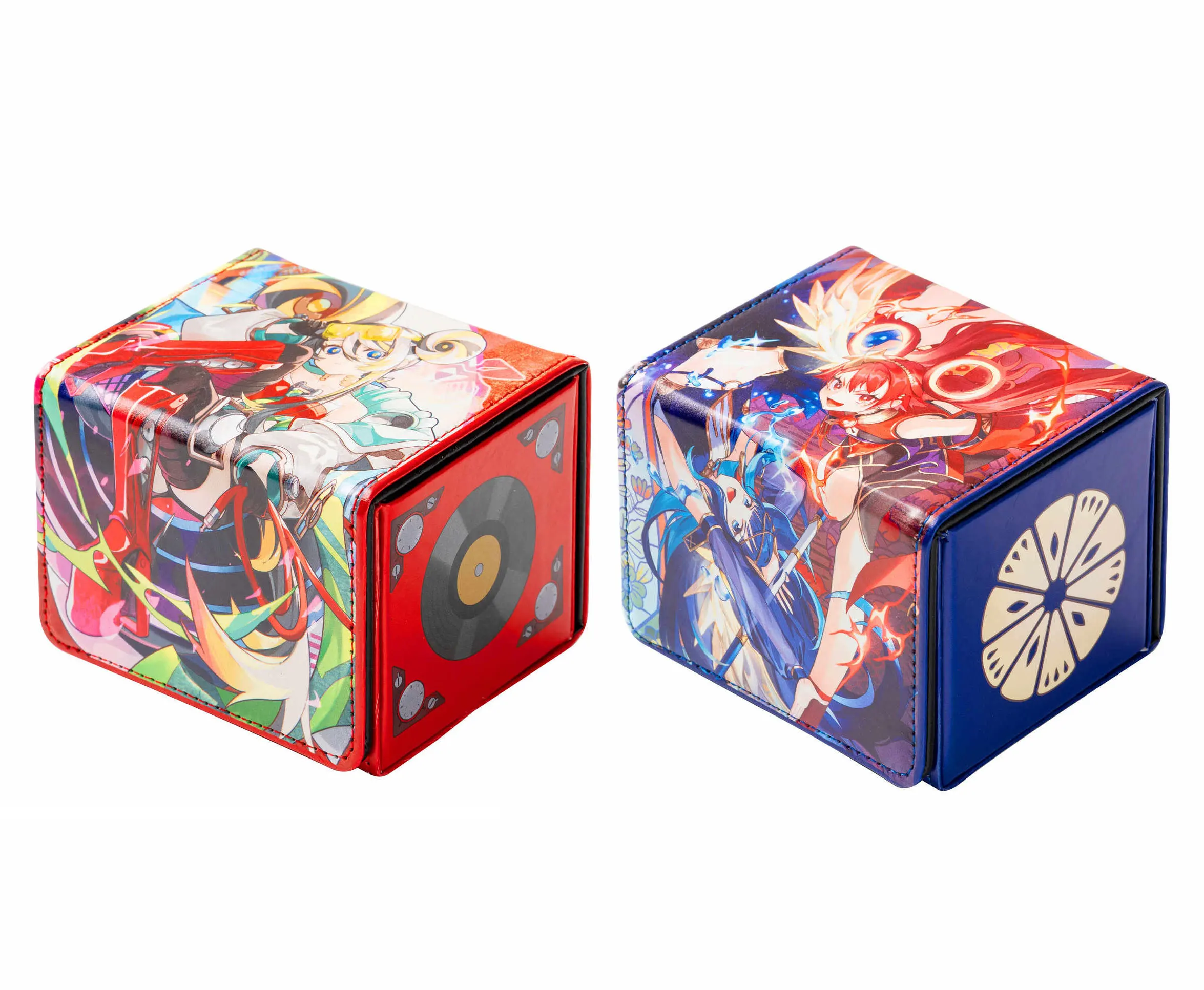 

Card Deck Box for Trading Cards MTG Commander Deck Box Holds 120+ Single Sleeved Cards Card Storage Box Fits for TCG CCG Magic