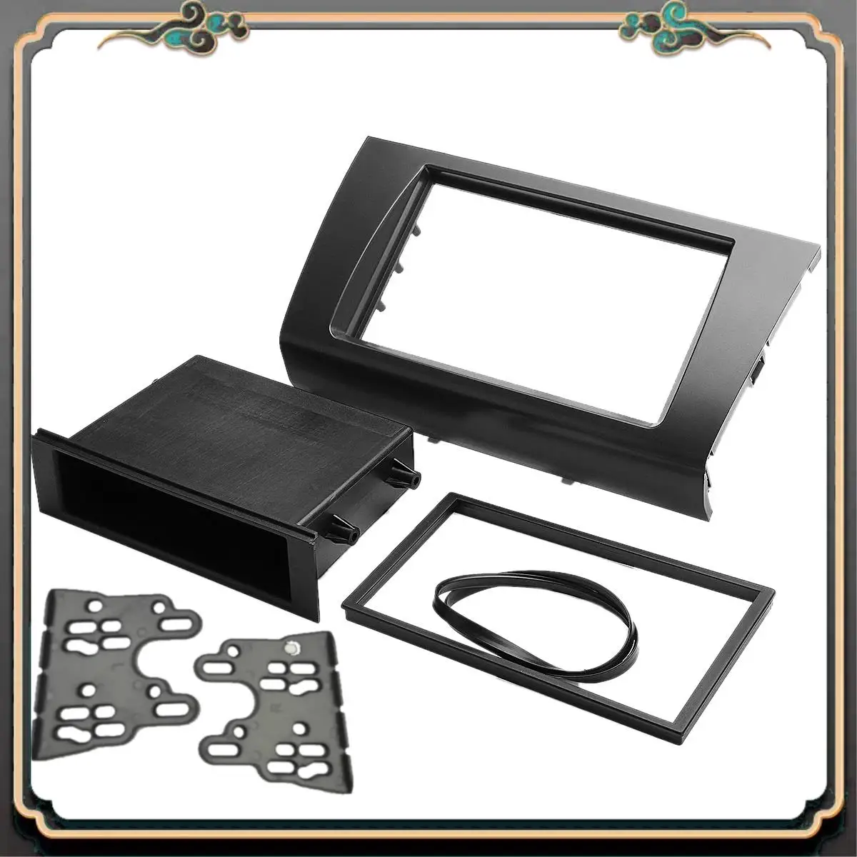 

1 Or 2 Din Car Stereo Radio Fascia Plate Frame DVD Panel Audio Dash Mount Kit Adapter For Suzuki Swift 2005-2010