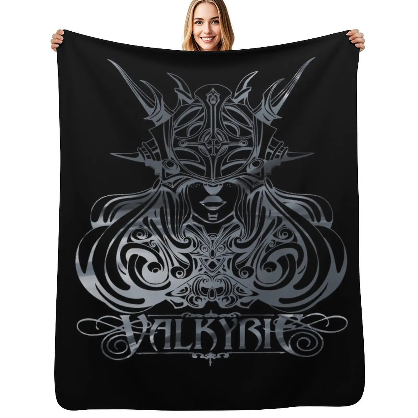 Valkyrie Warrior Throw Blanket Thins Tourist Softest Sofa Throw Shaggy blankets and throws Blankets