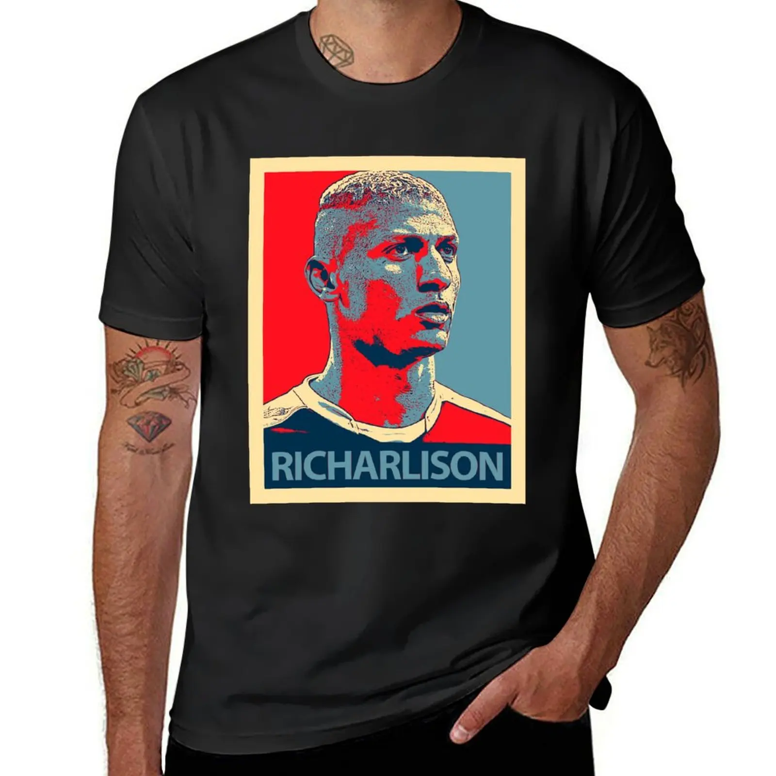 

richarlison T-Shirt anime shirt quick drying blue lock outfits for men