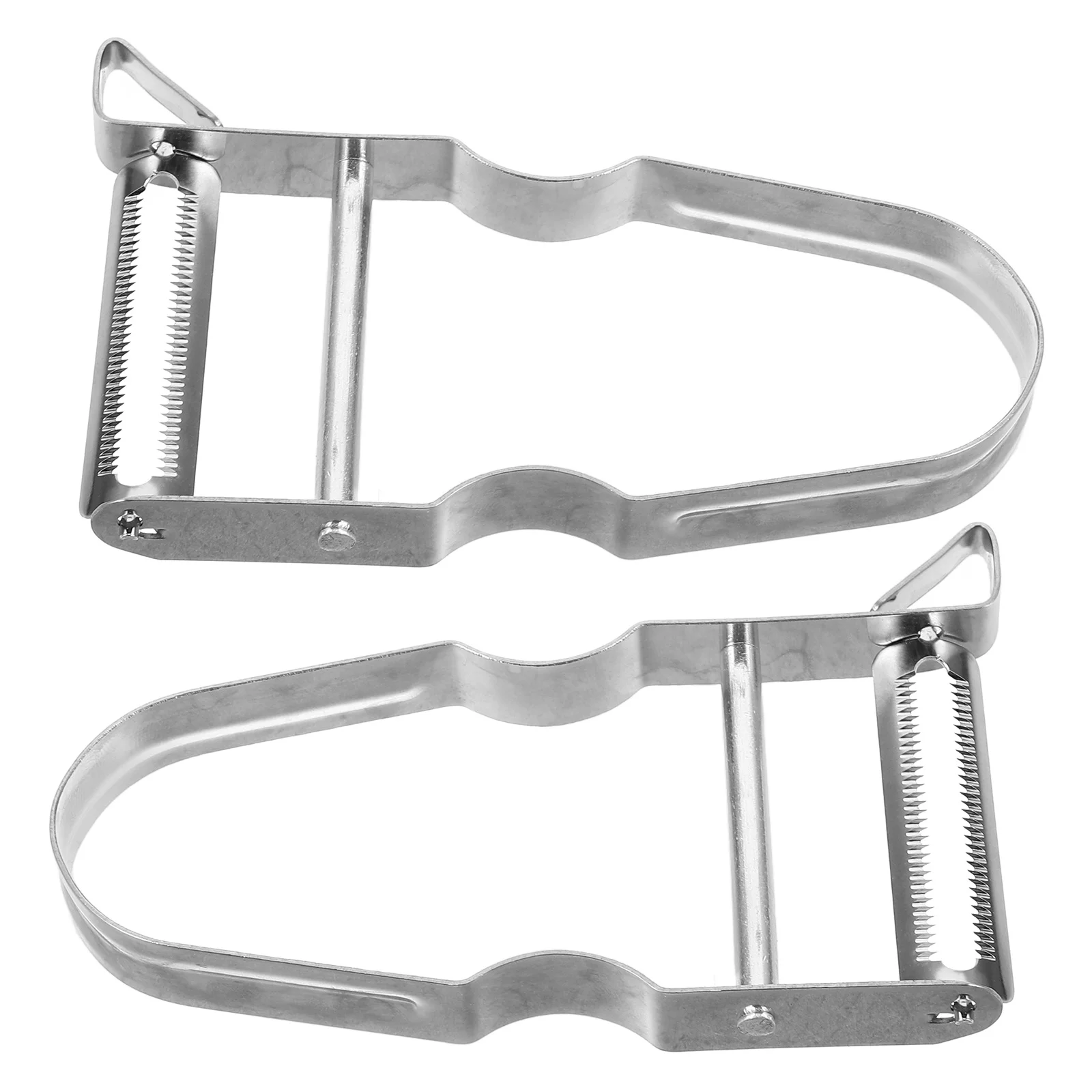 

2pcs Stainless Steel Potato Peeler Handheld Vegetable Peeler For Kitchen Fruit Carrot Cucumber Orange Ginger Mango Veggie