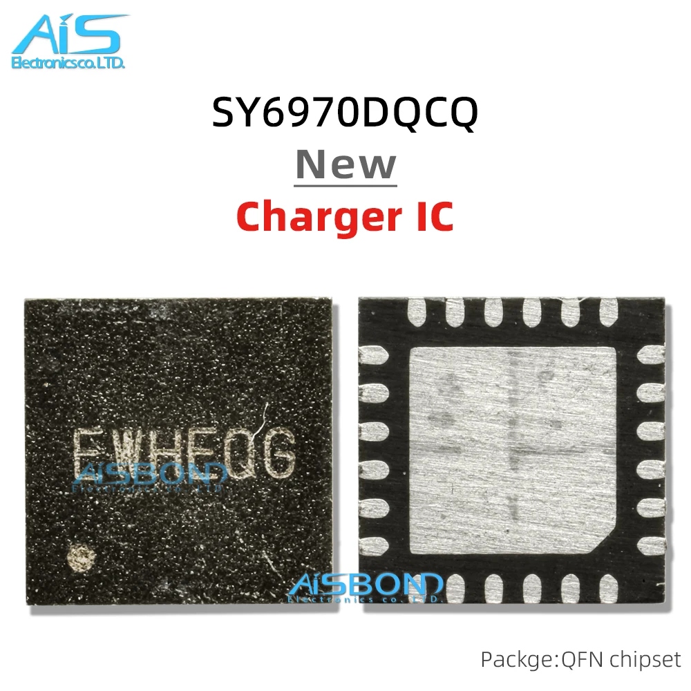 2Pcs/Lot New SY6970DQCQ Top Marking Ewh*** Ewh QFN-24 5A 1.5Mhz Charger Ic