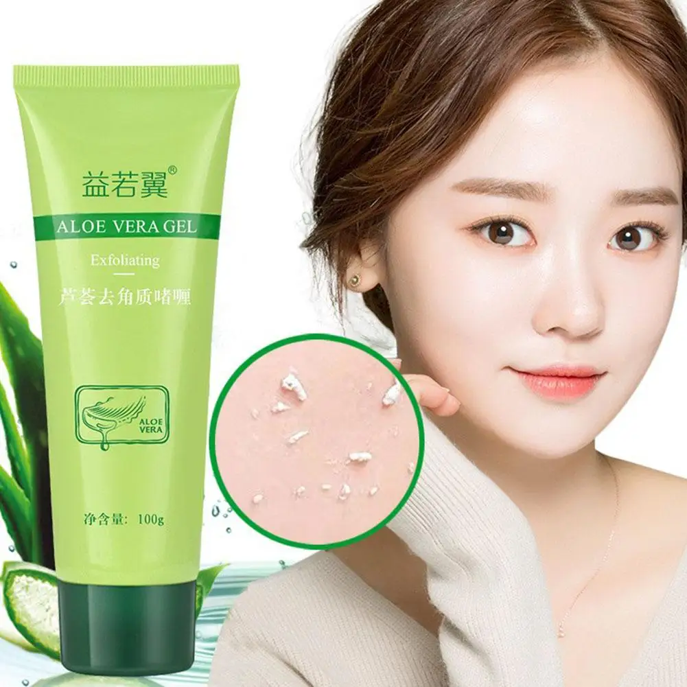 Peeling Aloe Vera Gel Gentle Scrub Mud Treasure Dead Skin Removal Full-Body Massage Cream Smooth Moisturizing Skincare Product