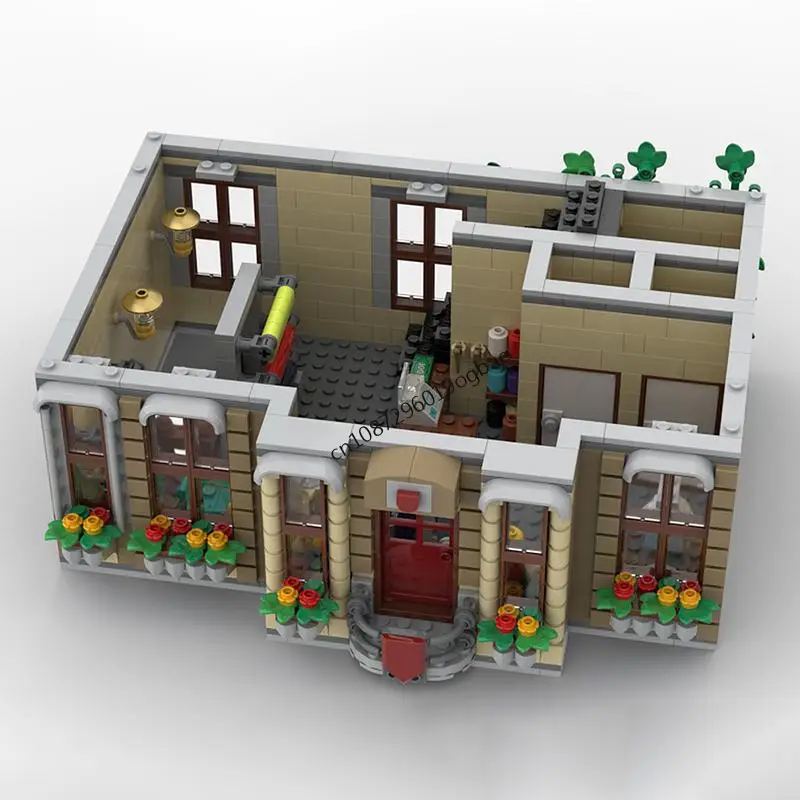 NUOVO 4228PCS Città di Vendita Caldo Street View MOC modulare Negozio Antico modello FAI DA TE idee creative ChildToy Assemblaggio Puzzle regalo di compleanno