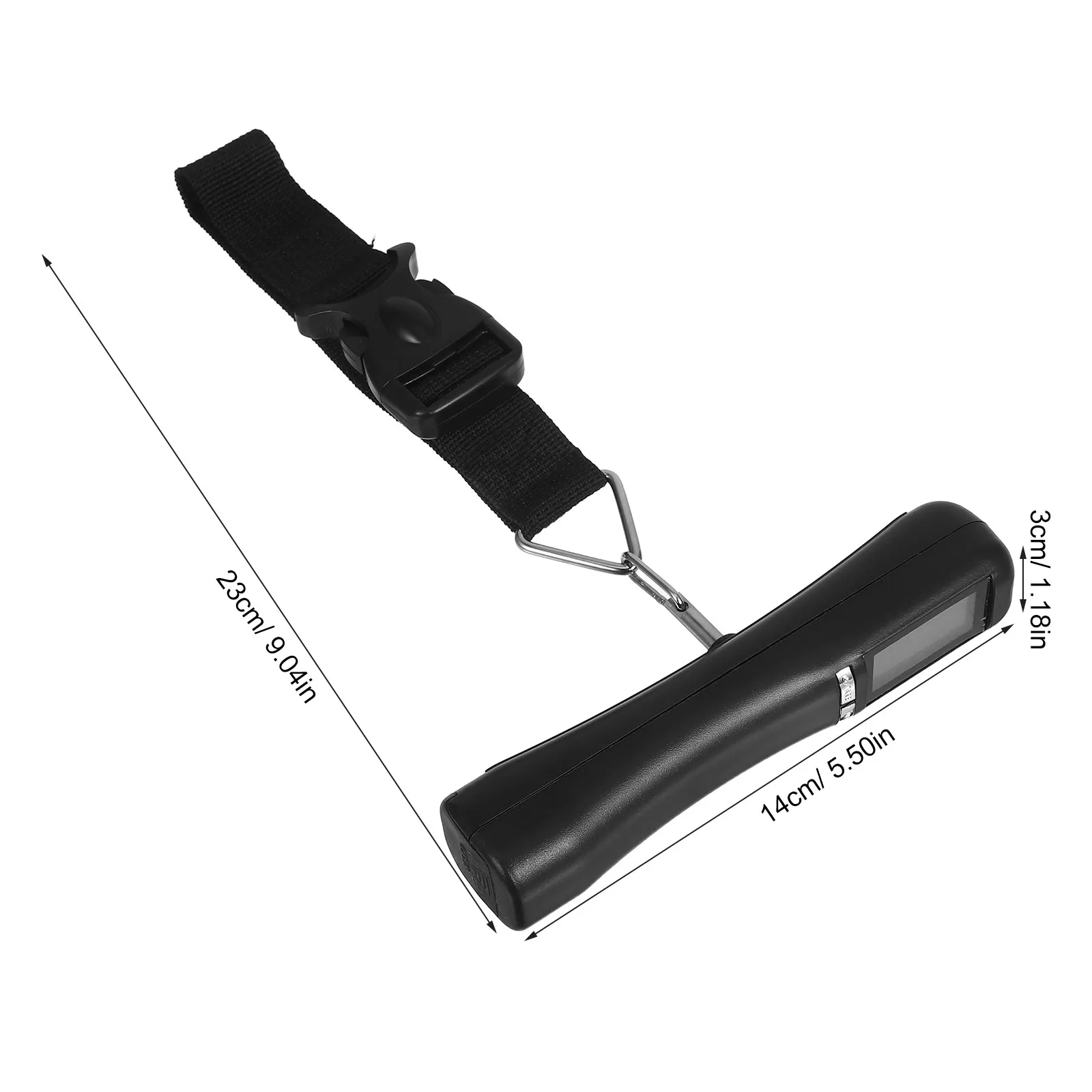 Handheld Electronic Luggage Scale Portable Travel Weight Scale with Strap Digital Suitcase Weighing Compact Lightweight