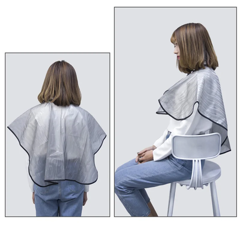 【24H-SALE!】4X صالون تصفيف الشعر قطع طوق شال مقاوم للماء EV صبغة شعر بيرم اللون كيب برو تصفيف الشعر المئزر لقص الشعر