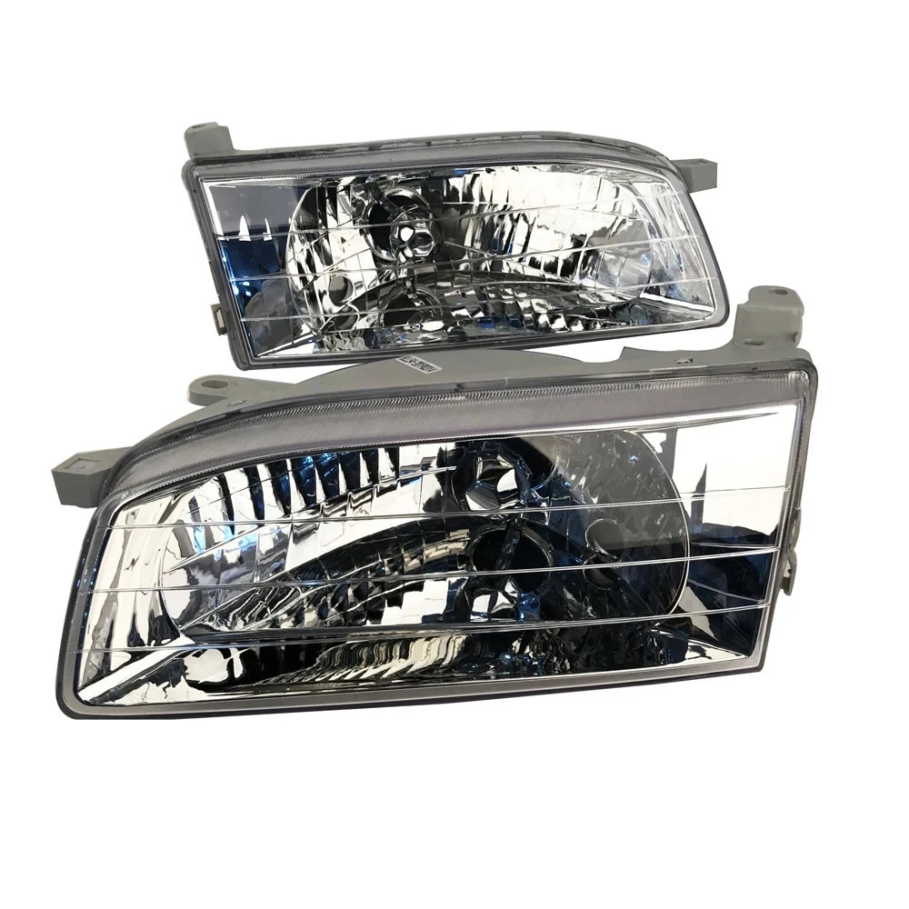 A Pair Car Headlight For Toyota Sprinter Carib Automobile Headlamp 1988 to1999 AE111 AE114 AE115 Crystsal