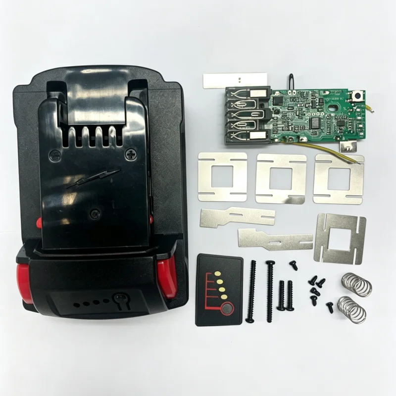 10 Cell 18650 Battery Case Kit Accessories For 18V M18 Style Cordless Power Tool Lithium Battery Housing DIY Repair Set