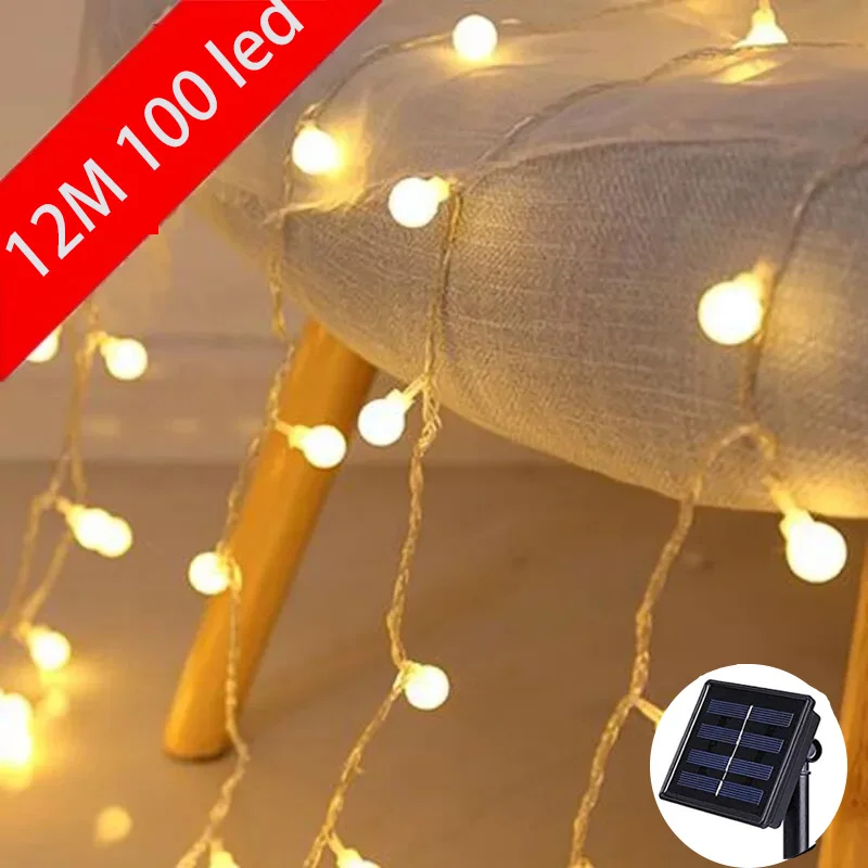 outdoor impermeavel led solar light fairy string lights guirlanda decoracao de natal feriado festa de casamento 22m 01