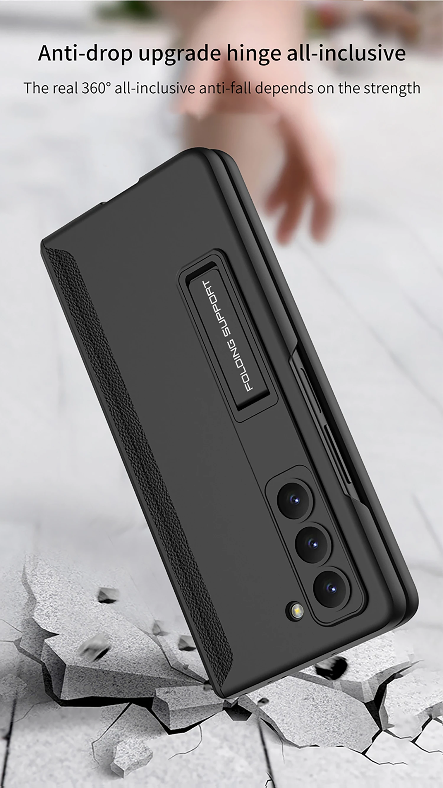 GKK Original Hülle für Samsung Galaxy Z Fold 8 Ultra 7 6 5 Hülle Magnetisches Scharnier Panzerung Stoßfest Matt Harte PC-Abdeckung für Z Fold 4 – Detail 18