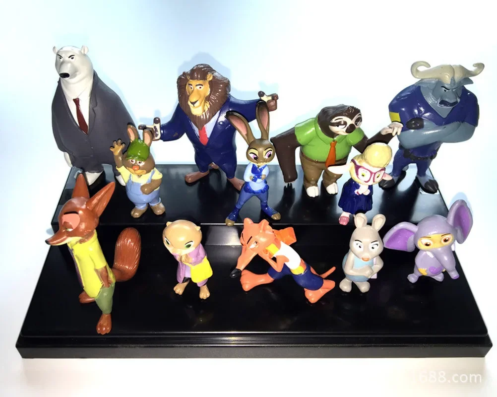 Disney Zootopia Handmade Metropolis 12pcs Doll Decoration Children'S Toys