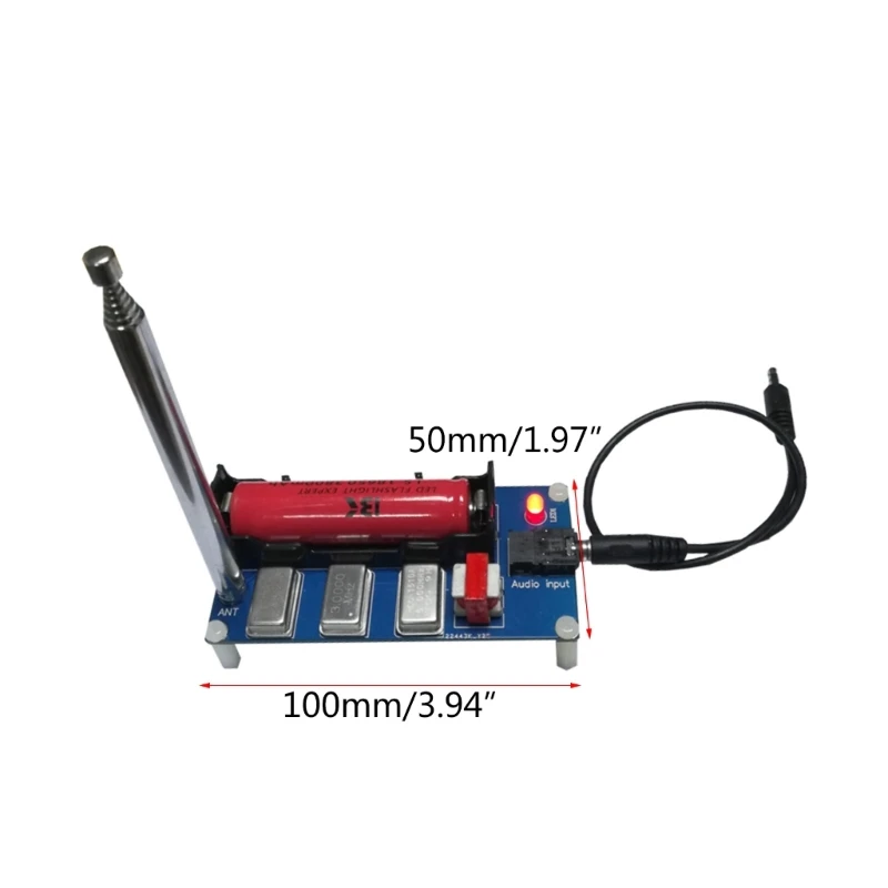 3-канальный передатчик 1 МГц, 3 МГц, 5 МГц, запасные части для самостоятельной сборки, готовая плата с антенной, 3-канальный передатчик детали для телефона