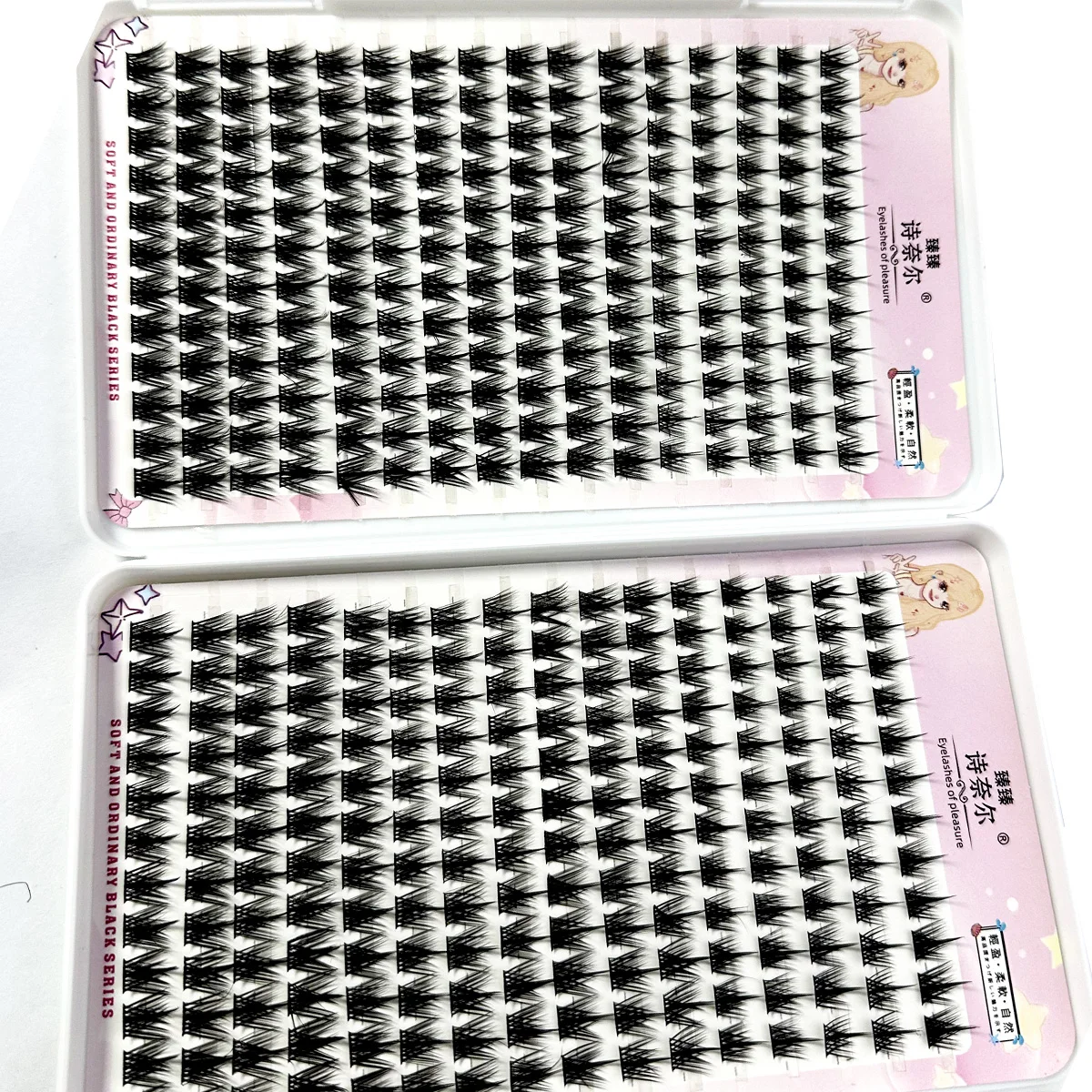 False Eyelashes Mix 32 Rows High-capacity Natural DIY Extension Supplies Lashes Cluster Multi Style Fusion Professional Makeup