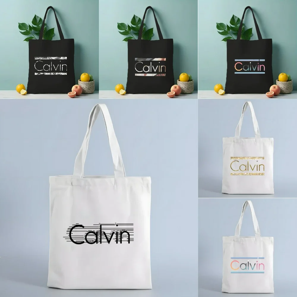 

Calvin Print Womens Tote Bag Fashion Shoulder Bag for Women Large Capacity Travel Organizer Bag Practical Everyday Carry All