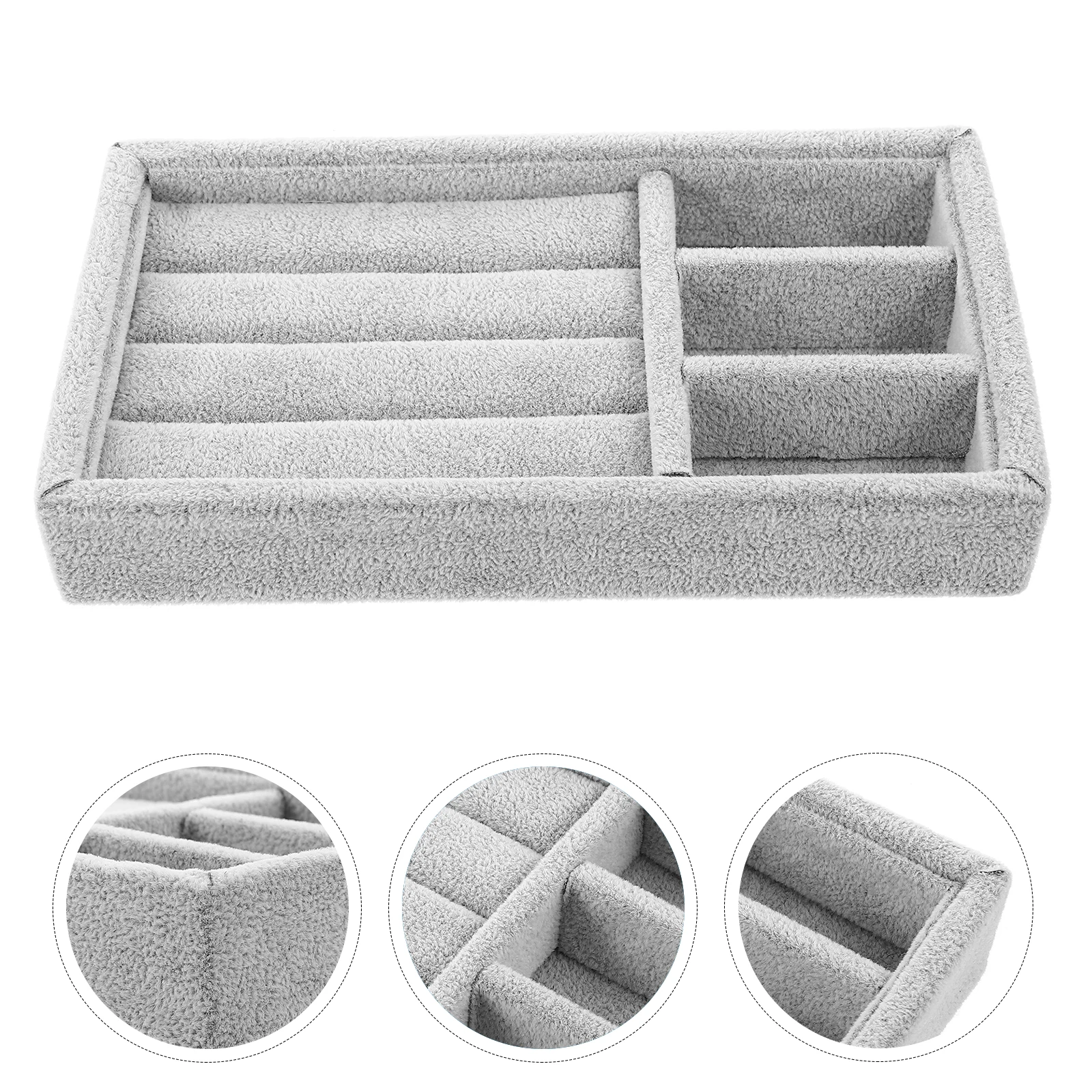 

Necklace Hanger Display Jewelry Box Earring Organizer for Women Glasses Small Tray