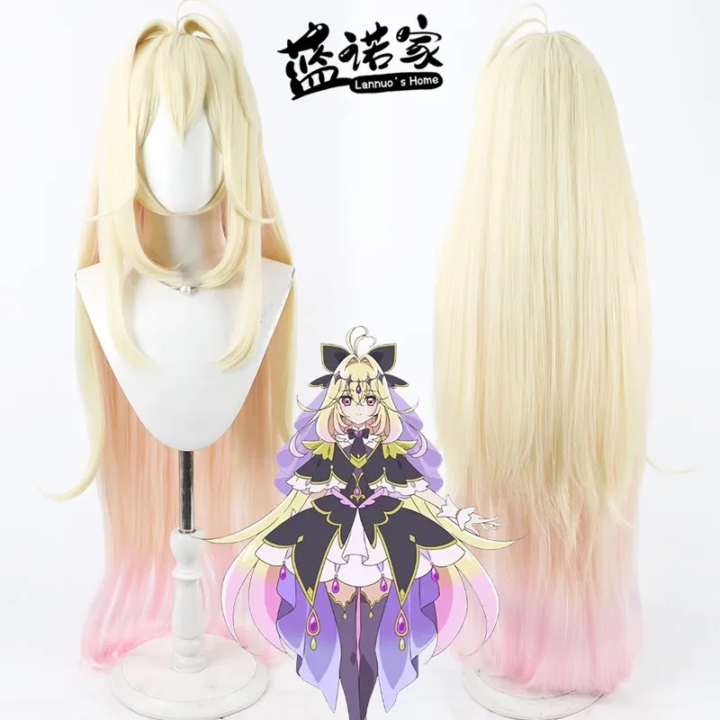 Detective Precure! Ruruka Moriya Cos Cosplay Wig Halloween Carnival Party Props Synthetic Hair Heat Resistant Fiber + Wig Cap