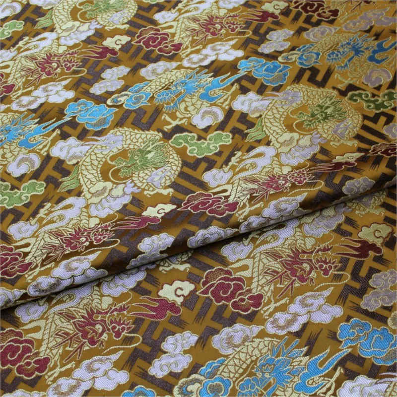 สไตล์จีนและฟิล์ม jacquard มือวาดผ้าตกแต่งผ้าไหมโบราณ