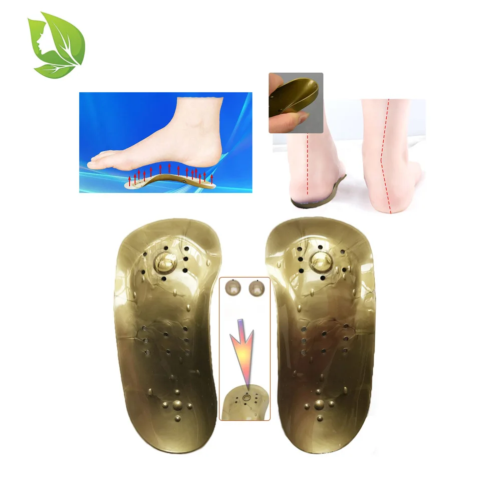 1 Pair Foot Massage Magnetic arch correction insoles care heel spur Magnetic Therapy arch suppport insoles Men/Women Shoe pad