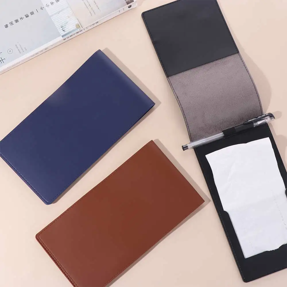 

PU Leather Golf Score Book Black Brown Yardage Book Golf Scorecard Holder Compact 3 Colors Score Notebook Golf Outdoor Sports