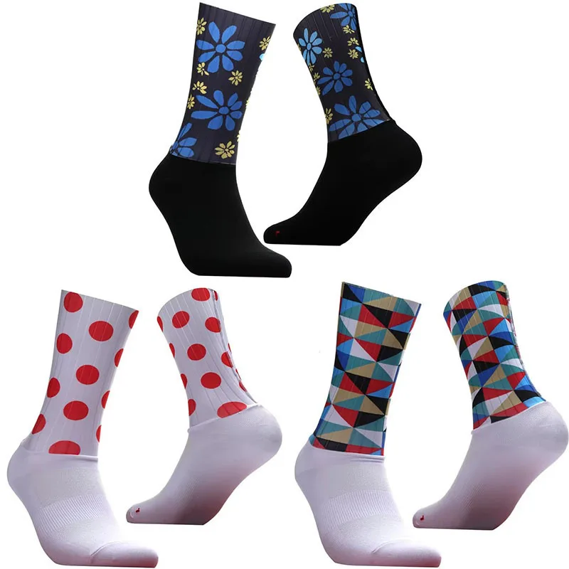 

Quality Cycling Socks Men Women Road Bicycle High Socks Outdoor Brand Racing Bike Compression Sport Socks Calcetines Ciclismo