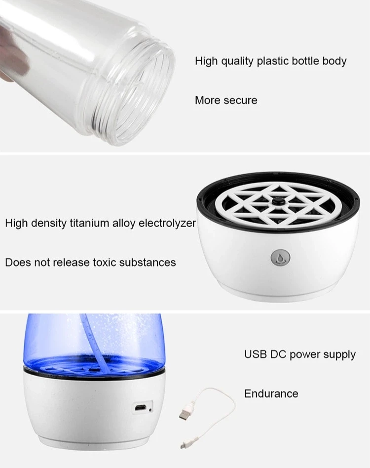 Air Antiseptic Liquid Ozone Generator Disinfection Disinfectants Sprayer Dispenser 300ML USB-charging Portable Electrolyzed