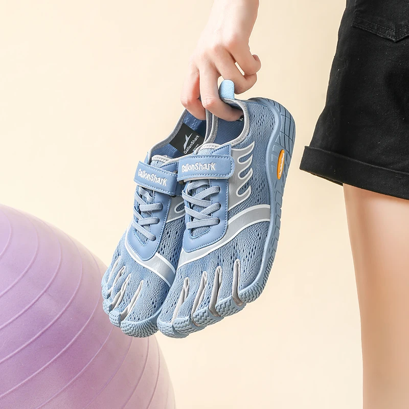 

Breathable Five-Finger Shoes, Knit Upper & Flexible Sole for Yoga, Studio Sessions & Daily Fitness