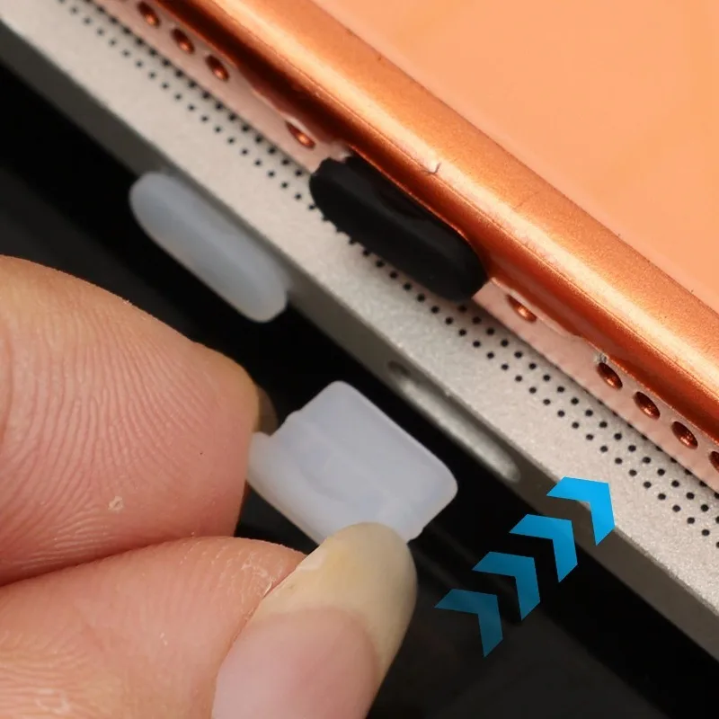 5/50Pcs Type C Anti-Dust Plugs Silicone USB C Charging Port Dust Cover Protector for iPhone 17 15 16 Samsung Galaxy S26 Dustplug - view 3