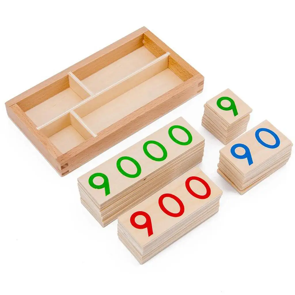 

Wooden Number -9000 Cognition Developmental Learning Activity Toys