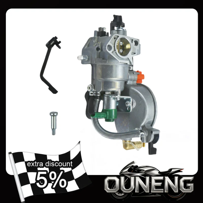 

Dual Fuel Carburetor For Honda GX390/GX340/188F 4.5 - 5.5KW Supports LPG/CNG Manual Choke – Ideal For Small Generators