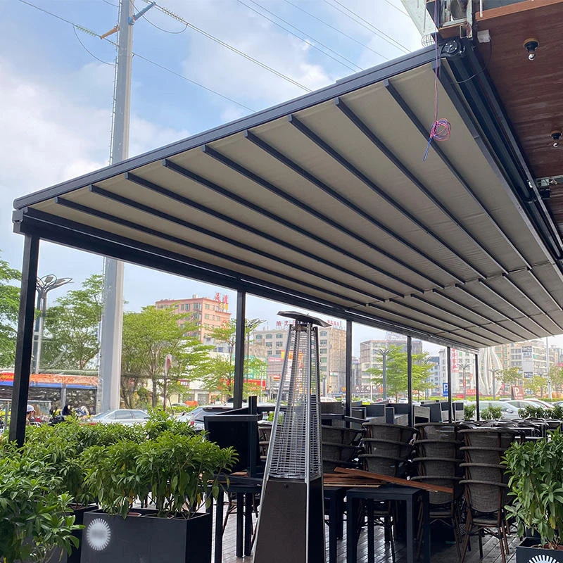 

Электрический складной навес из алюминиевого сплава с дистанционным управлением