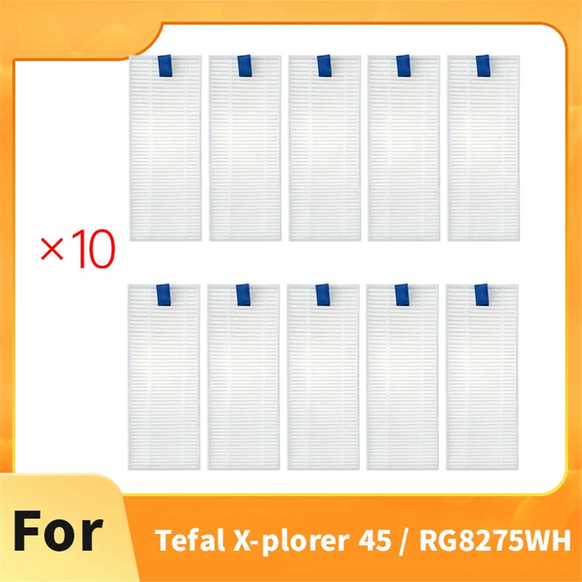 A752X~10 PCS Filter for X-Plorer 45 / RG8275WH Vacuum Cleaner Accessories Replacement Parts