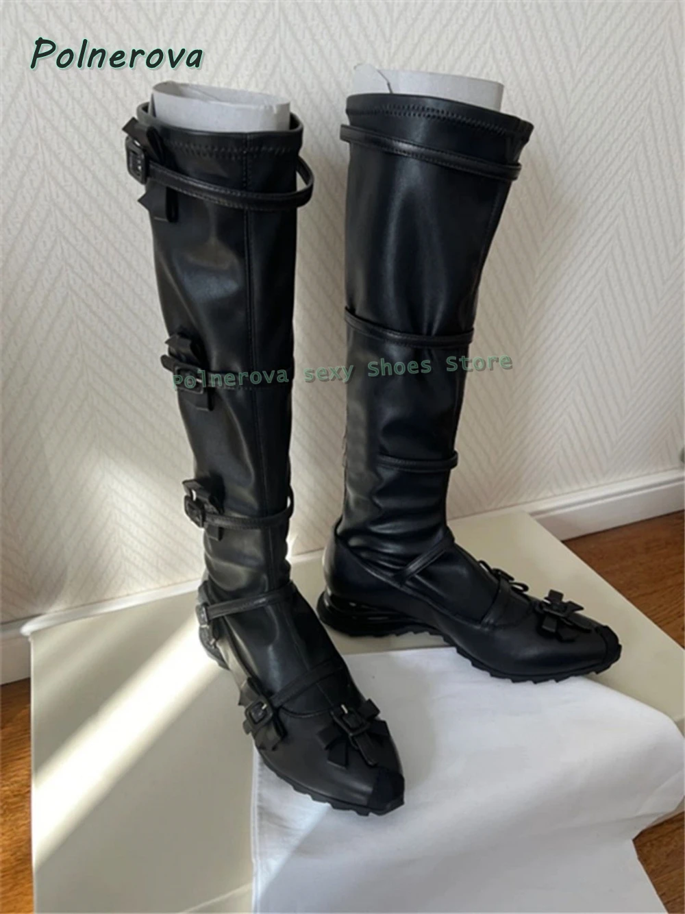 Black Bowknot Fashion Long Boo - Women'S Fashion Trends Spring 2026 评论和价格