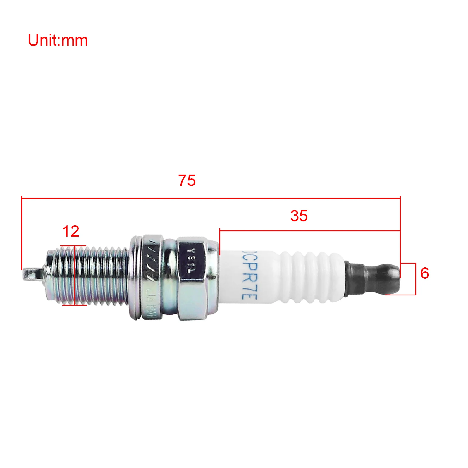 4 Packs Spark Plug DCPR7E 3932 for Harley Davidson Sportster XL 883 1200 XL883 XL1200 Chevrolet Fiat 500 L4 1.4L