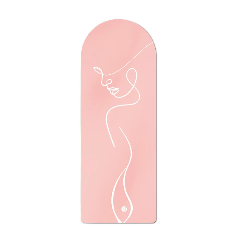 Hot Sell Eco Friendly Non-Slip Custom Logo Half PU Natural Rubber Yoga Mat 4.5mm Thick Washable/Stain Resistant for Yoga Studio