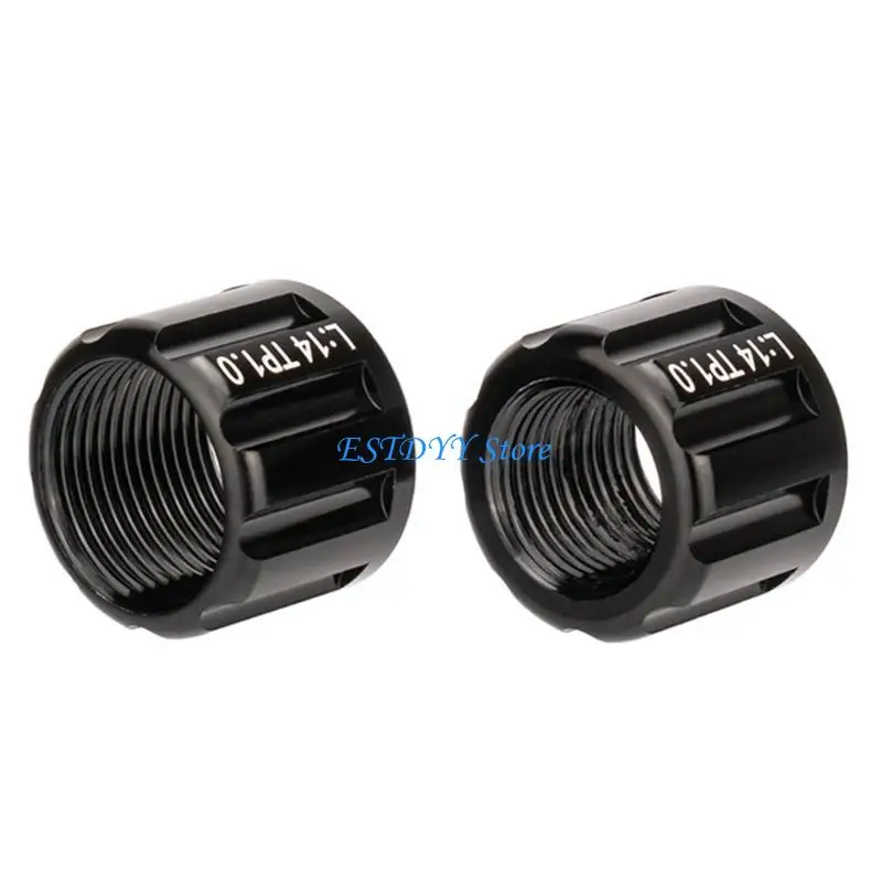 

G6DE Bike Hubs Tube Shaft Skewer Aluminum-Alloy Bike Wheel Flanges Axles Nut
