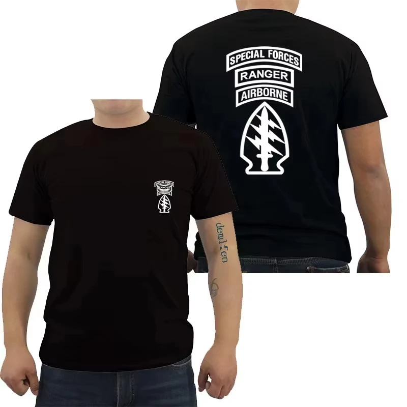 2026 new Army Special Forces Parachute Assault Team Reconnaissance Uniform Short-Sleeved T-Shirt