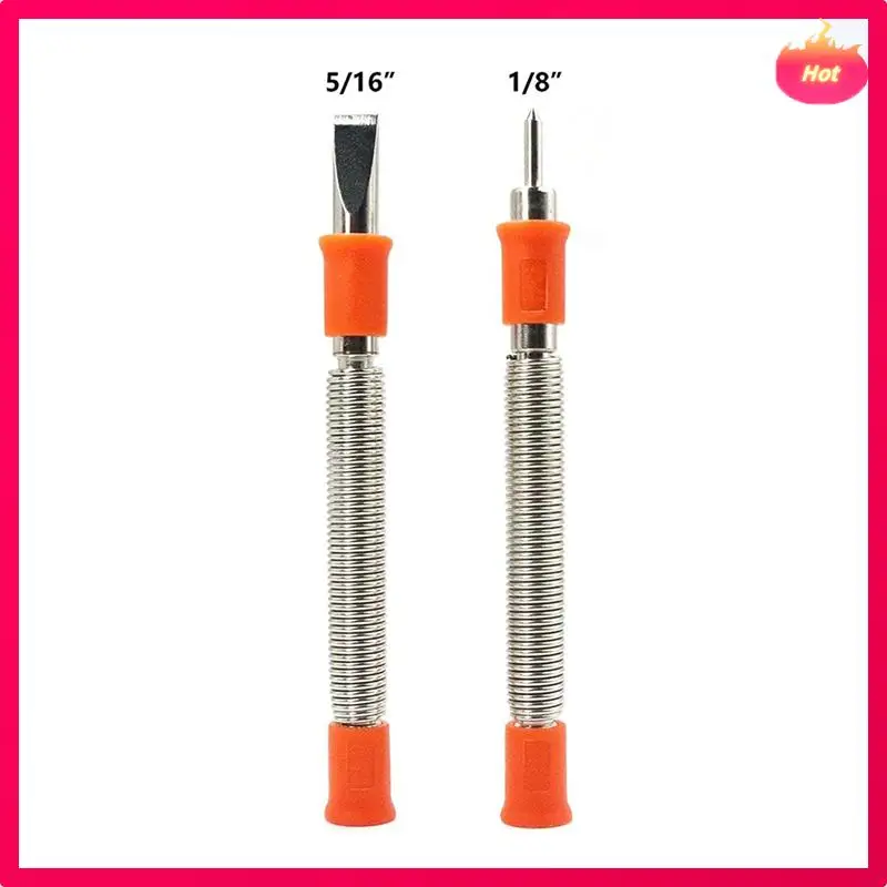 

ABYP, 4 шт., набор пружинных инструментов, долото 5/16 дюймов и набор центральных перфораторов 1/8 дюйма, набор для удаления заклепок с пружиной для дерева